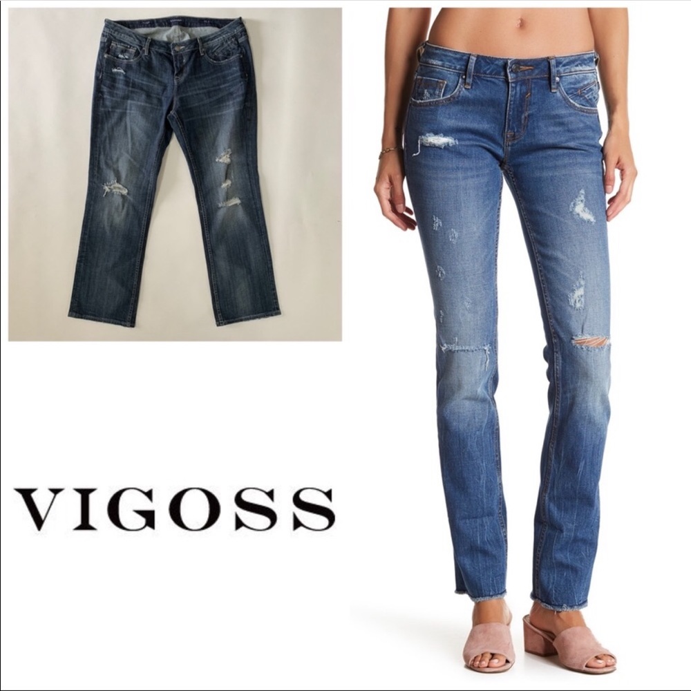 Vigoss jagger straight leg jeans